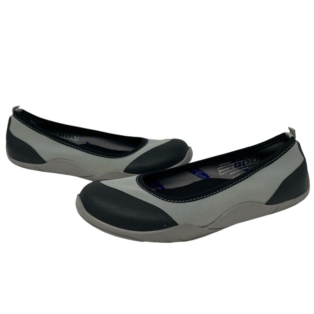 Black and Gray Women's Muck Boots Ballet Flats